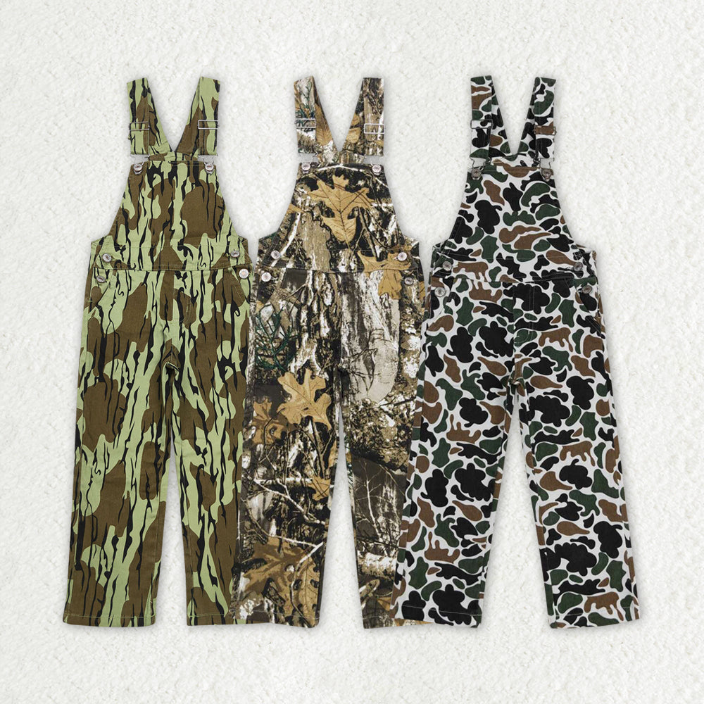 wholesale camo jeans denim overall suspender brother matching clothes