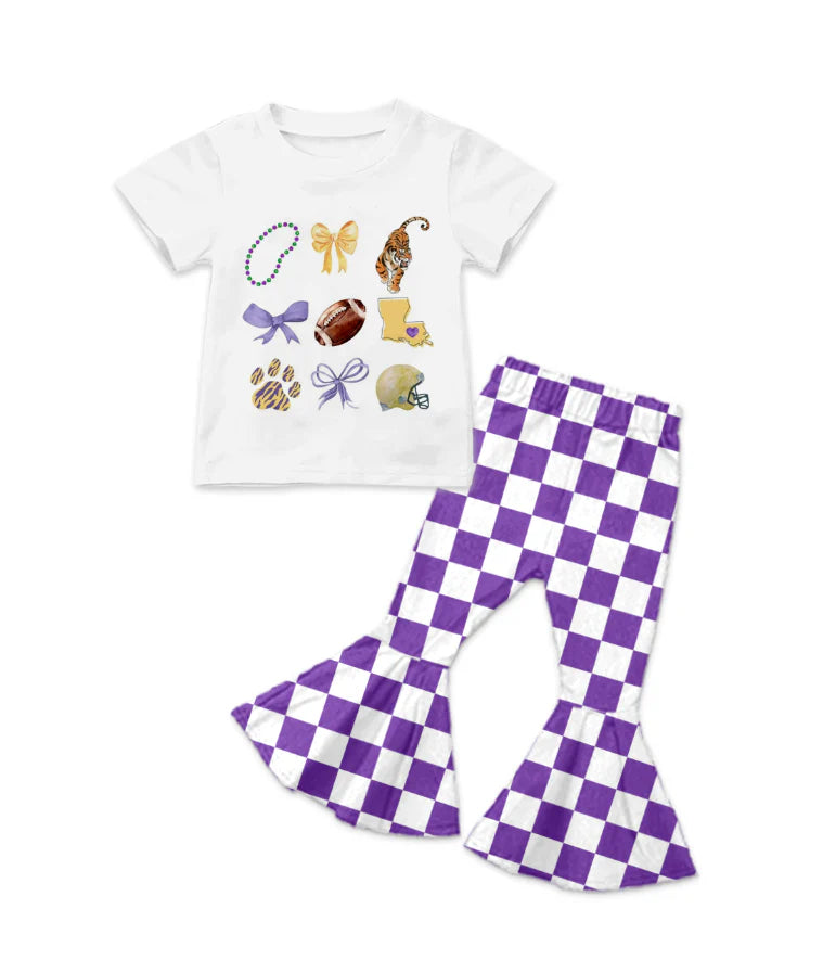 Toddle kids college team design outfit