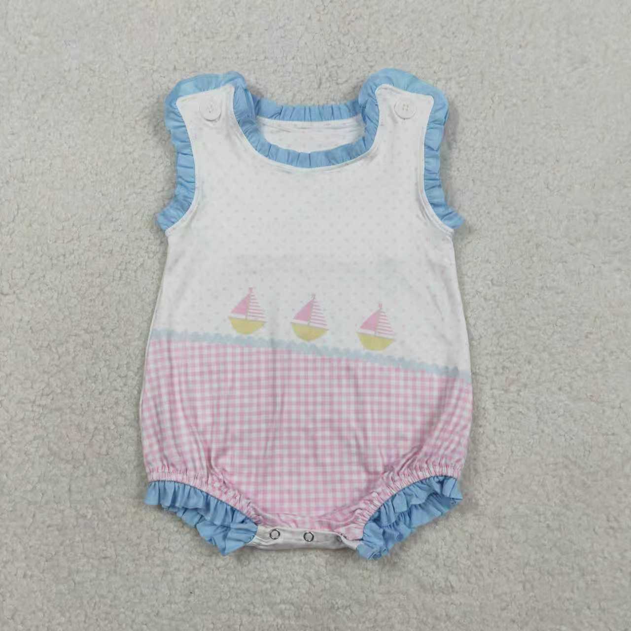 Sailboat design toddle baby romper