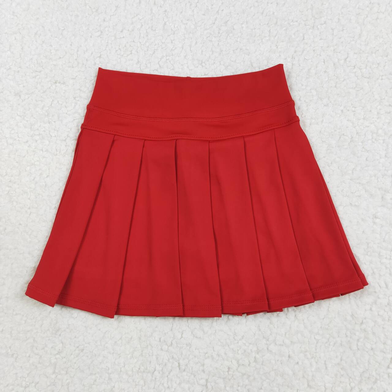 baby girl red summer yoga skirt shorts