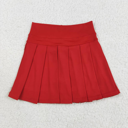 baby girl red summer yoga skirt shorts