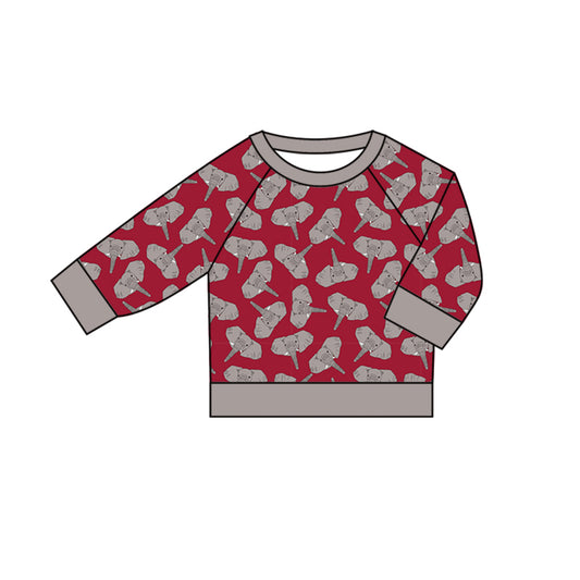 baby boy elephant long sleeve  shirt top