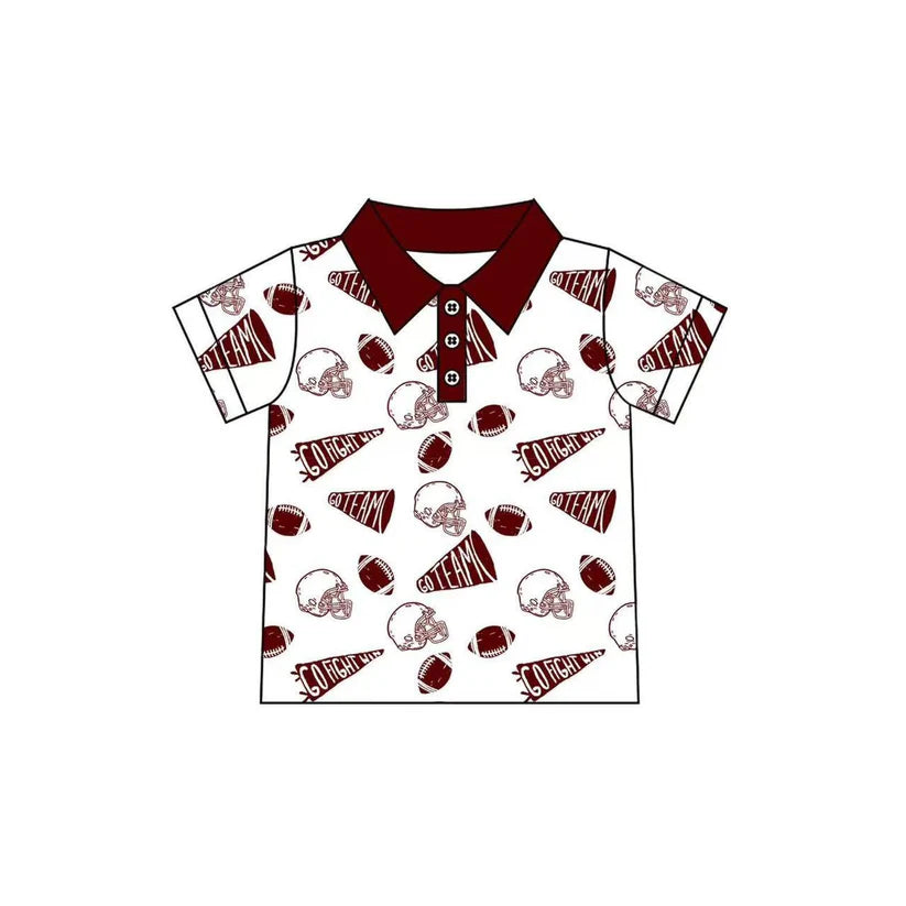 Kids baby custom team short sleeve polo shirt