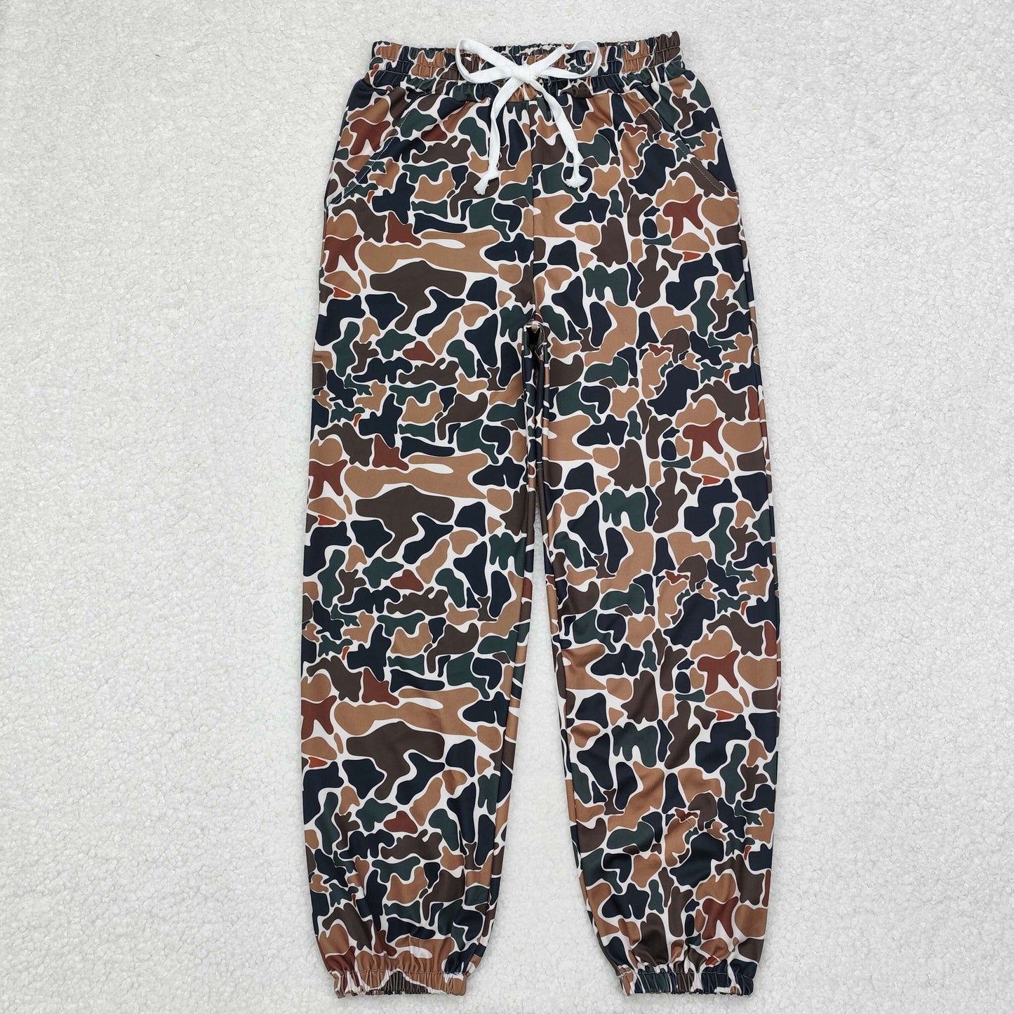 Adult women active wear bottomland camo yoga pocket pants