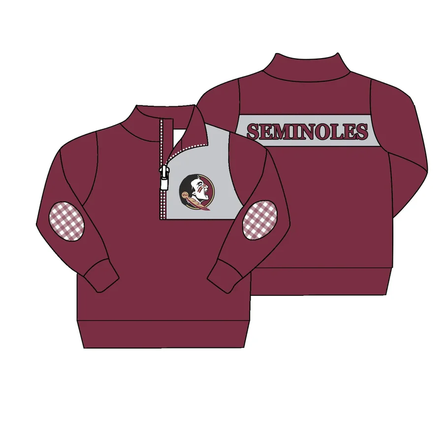 Kids custom team long sleeve pullover