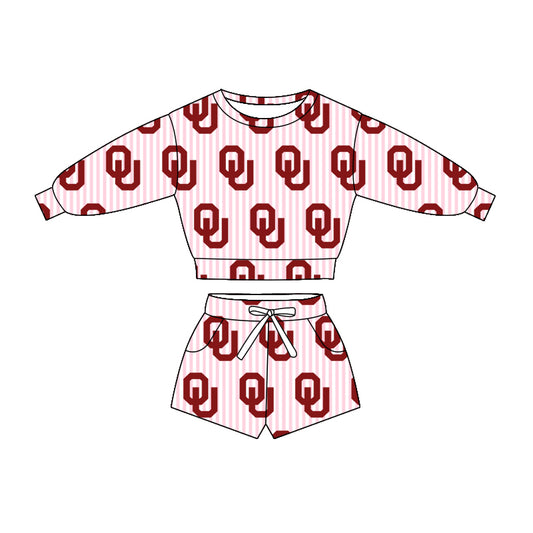 baby girls team design long sleeve spring fall clothing set