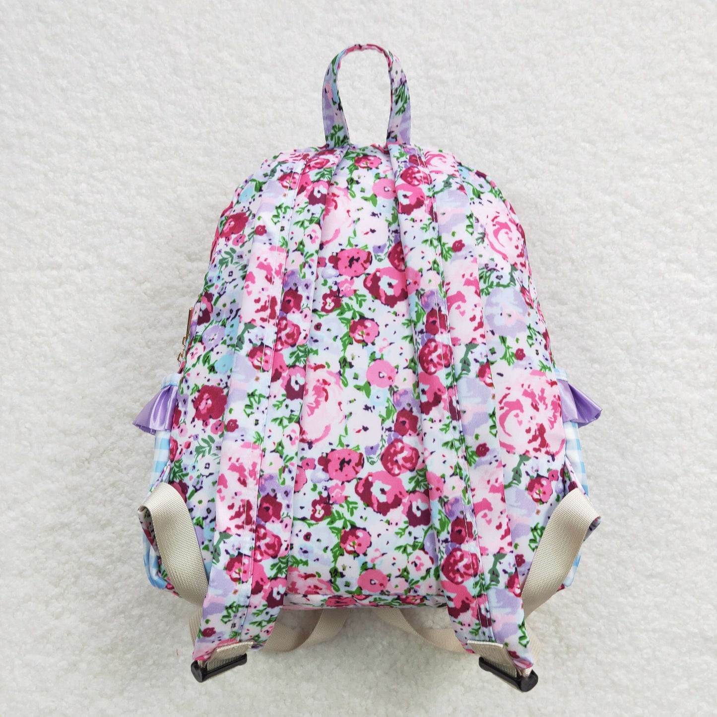 personalized floral backpack girls mini bag school bag