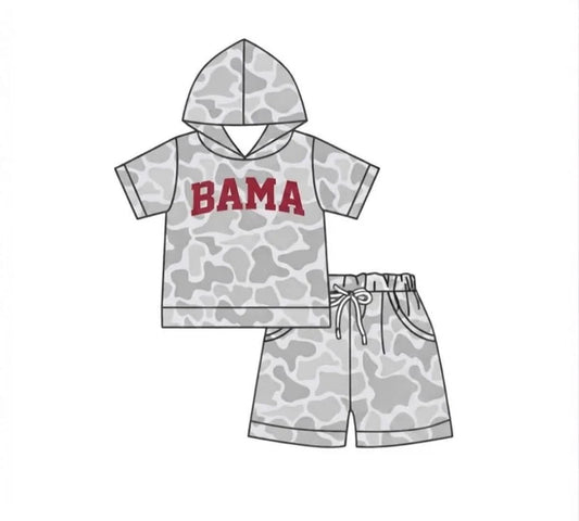 Custom team top matching shorts boy summer outfit wholesale factory price