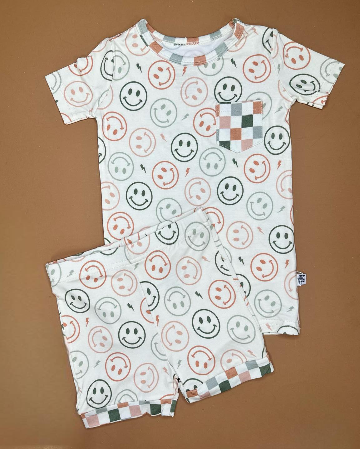 wholesale baby girls smile face short sleeve clothes