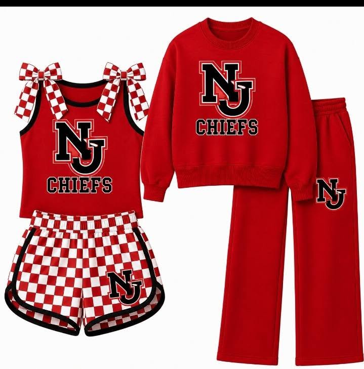 Mommy and me custom team design long sleeve matching family set
