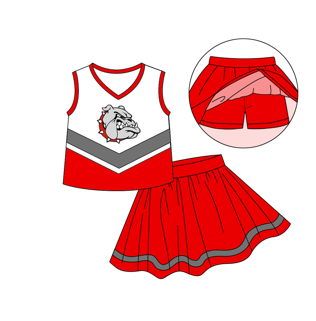 baby girls cheer skirt outfit add liner shorts