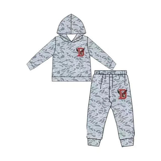 Toddle kids custom team design long sleeve hoodie outfit