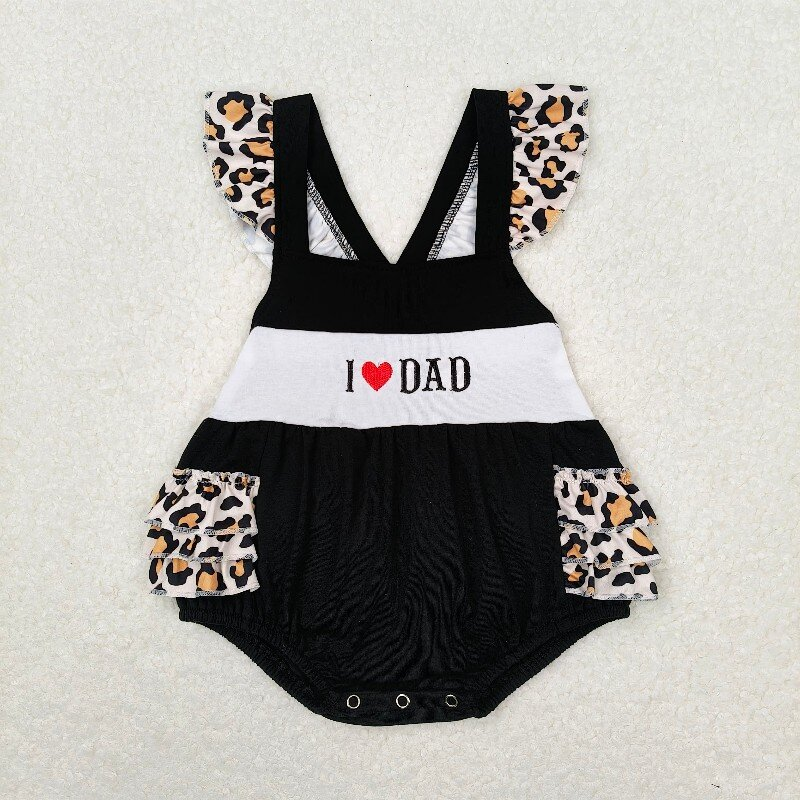 embroidery I love dad fathers day sister matching sibling outfit