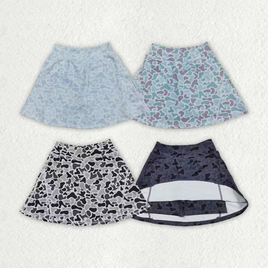 baby girl dog duck camo summer yoga skort