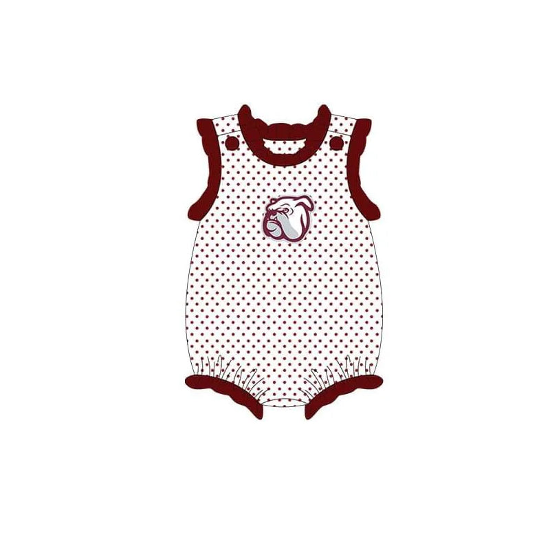 baby girls team design romper