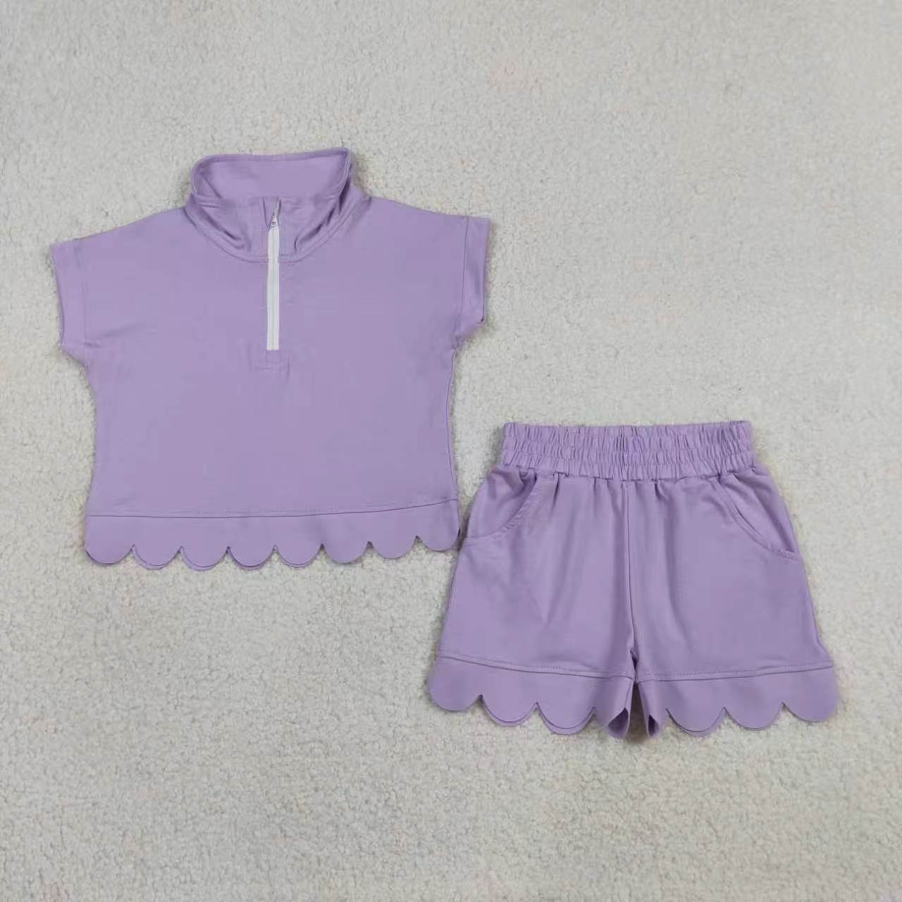 Watermelon short sleeve top matching shorts girls summer outfit