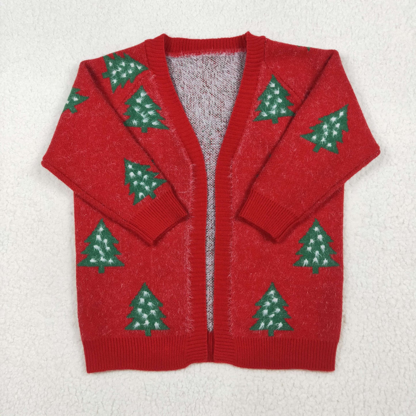 wholesale kids baby girls christmas tree fall winter cardigan