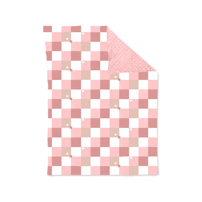 Wholesale kids baby girls checkered blanket