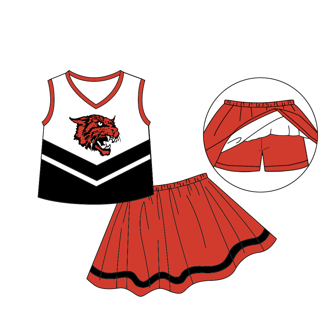baby girls cheer skirt outfit add liner shorts