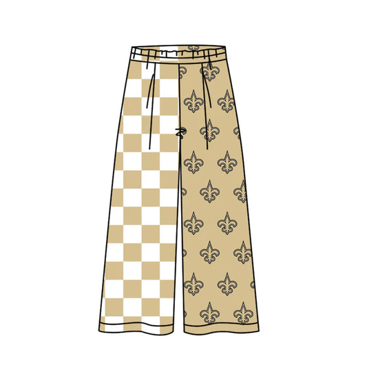 Baby girls custom team design pants