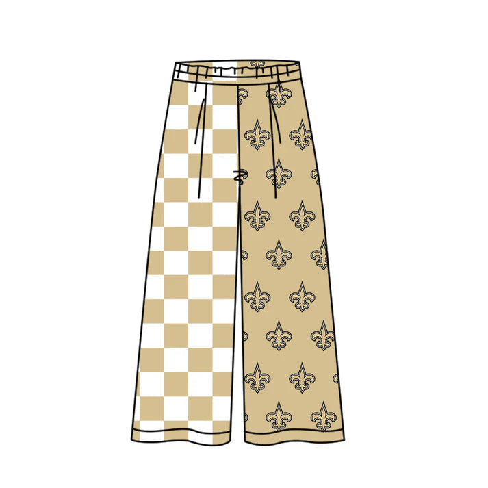 Adult women custom team milk silk pants