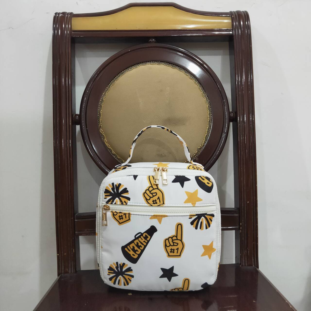 Golden cheer design lunch box bag