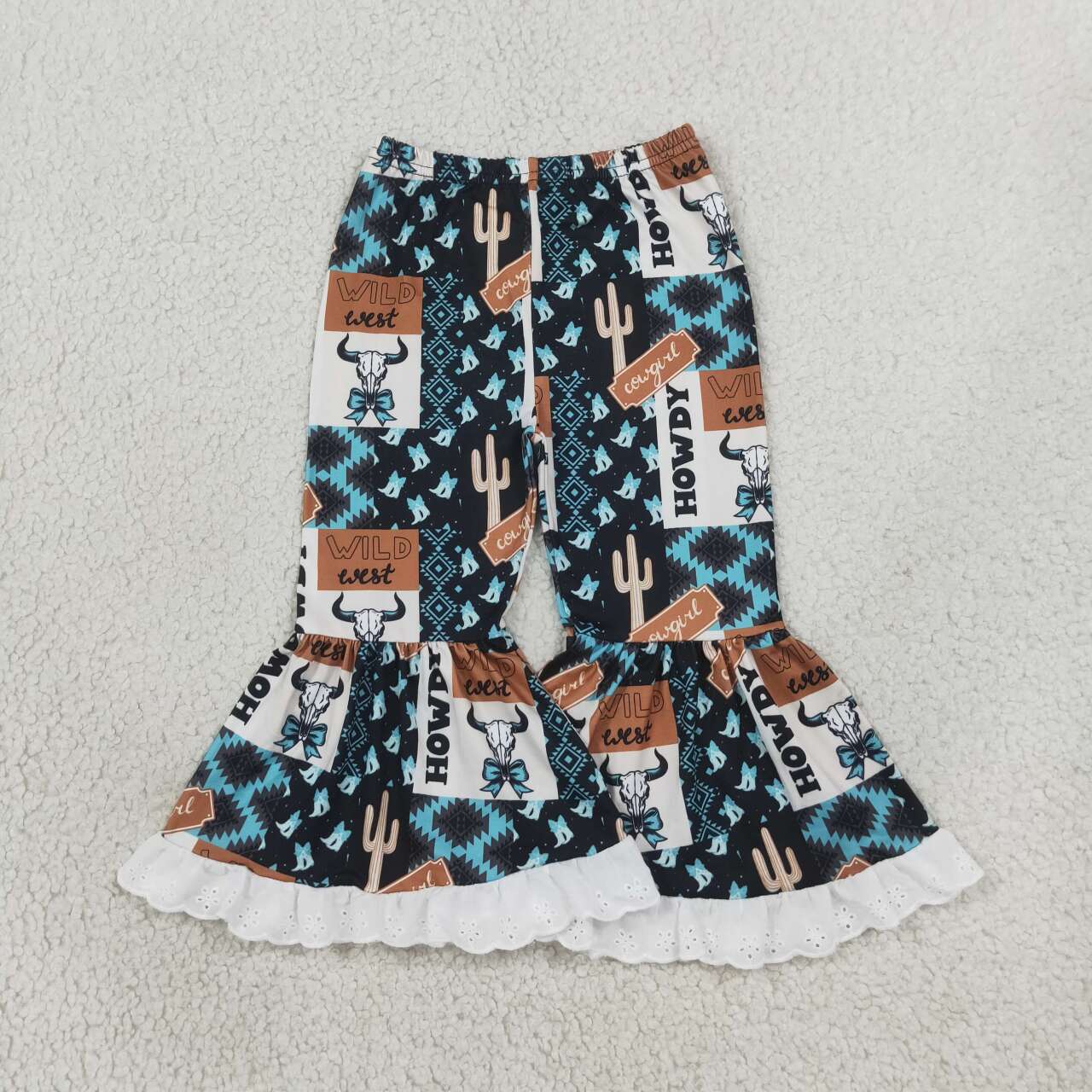 Wild western milk silk bell bottoms