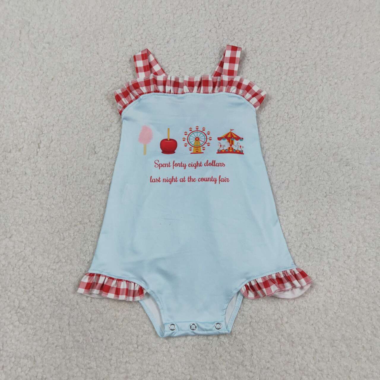 Toddle girl county fair style summer romper