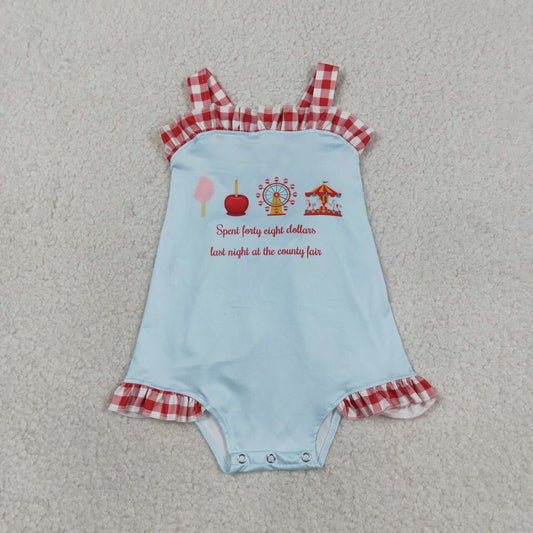 Toddle girl county fair style summer romper