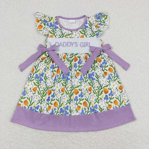 embroidery daddy girls sister matching outfit