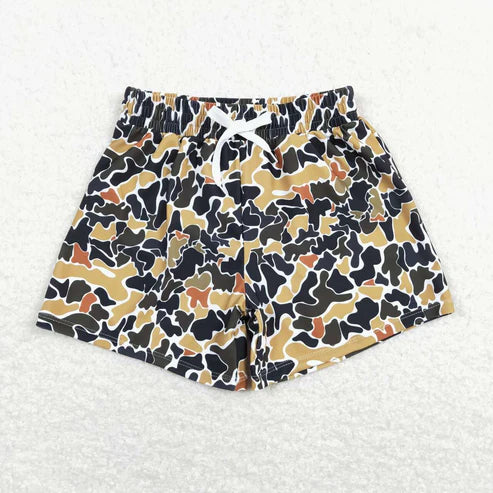 sister brother camo swimwear boy swim trunks