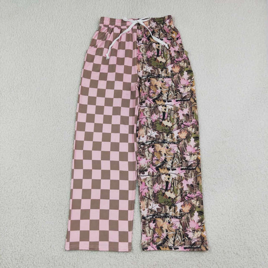 Adult women camo print milk silk pants