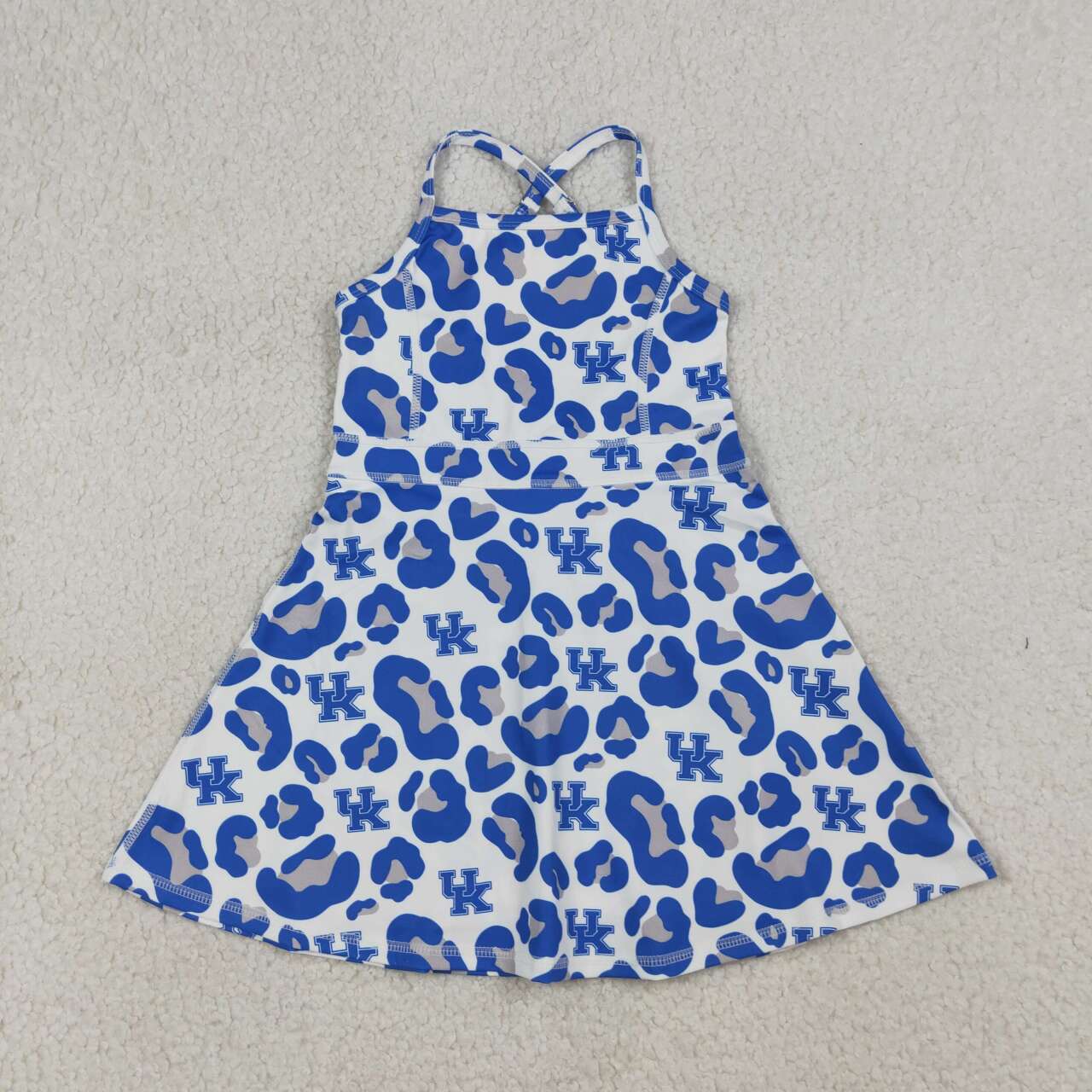 Uk camo Team design girls summer active yoga dress