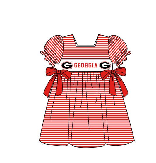 Custom collegiate team girls summer dress