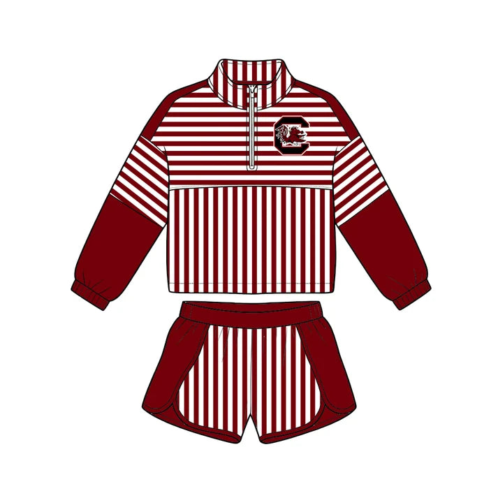 Toddle kids custom team gamecocks design long sleeve outfit
