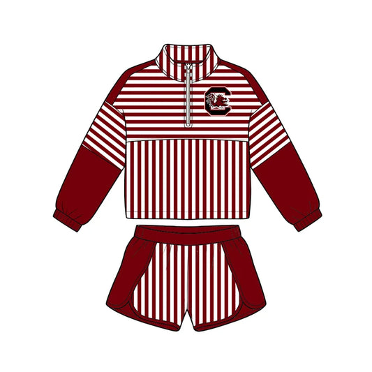 Toddle kids custom team gamecocks design long sleeve outfit