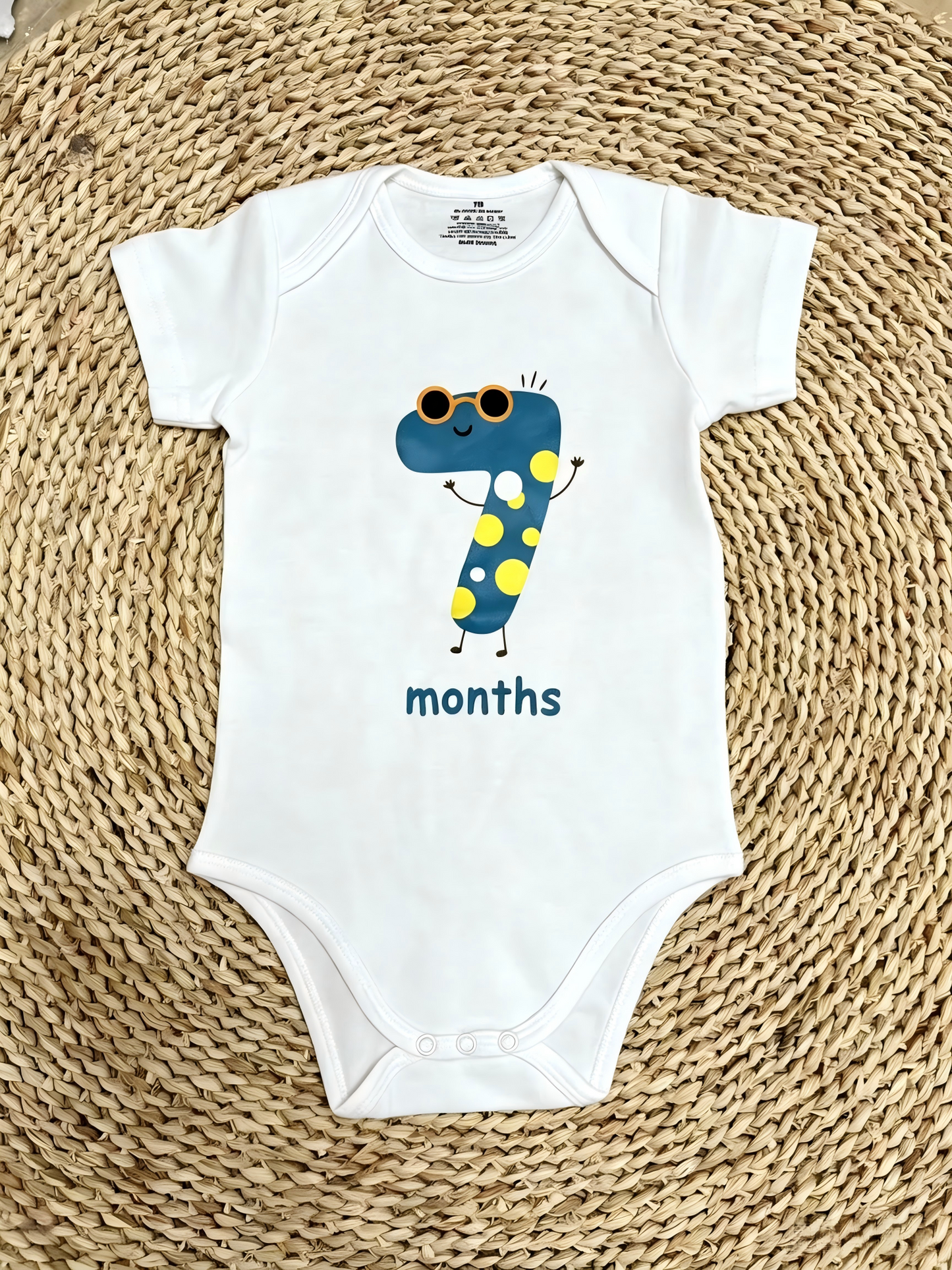 USA SHOP newborn to one years old design baby short sleeve cotton unisex romper
