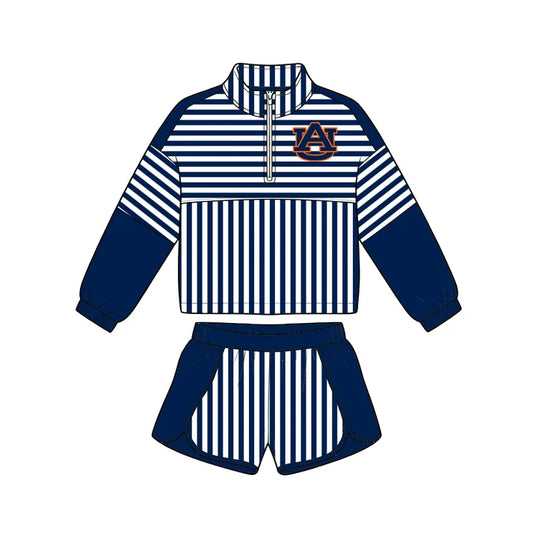 Toddle kids custom team auburn design long sleeve outfit