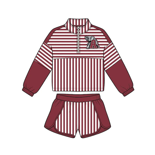 Toddle kids custom alabama team design long sleeve outfit