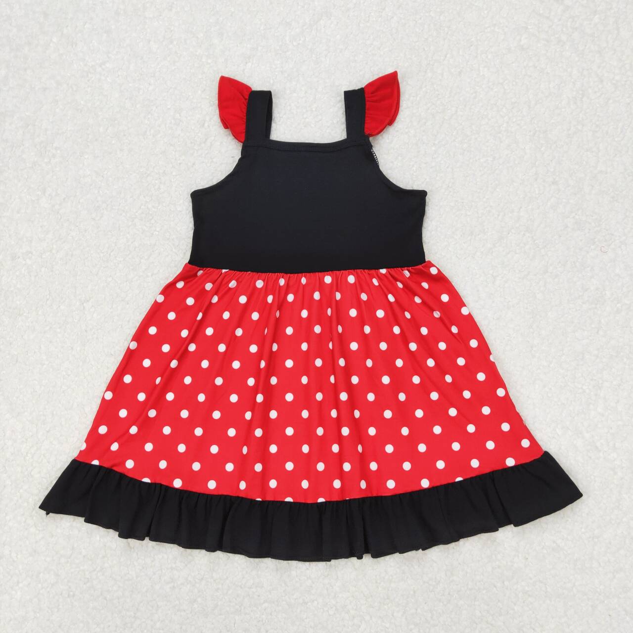 Little girls princess cartoon summer dress