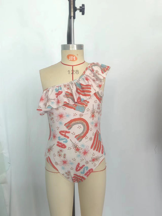 American girls usa july 4th one  piece swimsuit preorder
