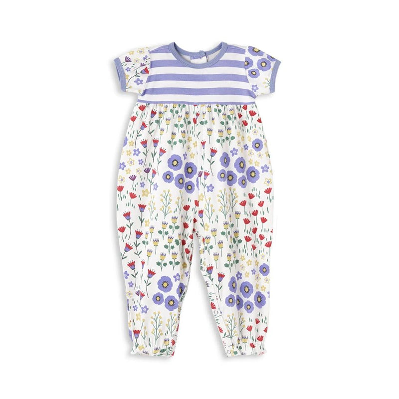 baby girls spring floral romper