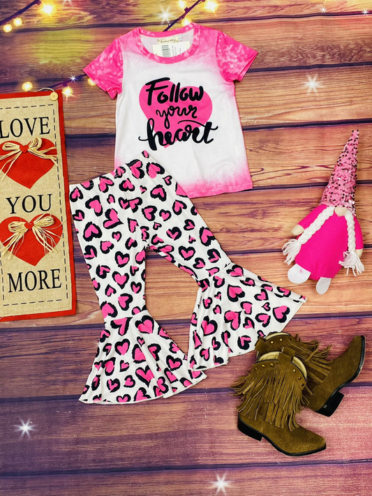 follow your heart valentines day cheetah outfit