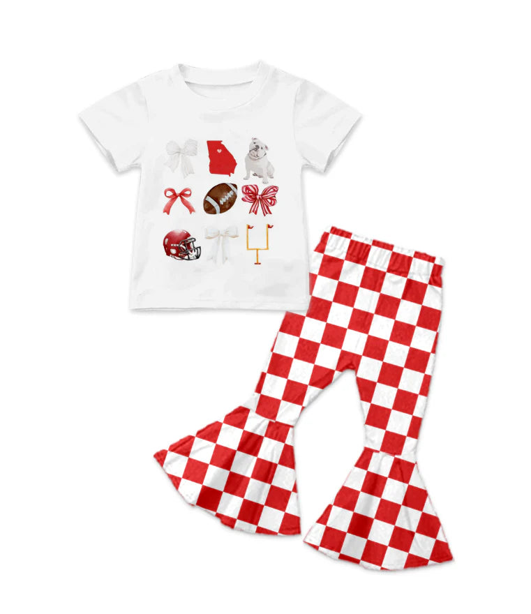 Toddle kids college team design outfit