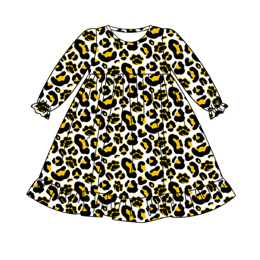 Baby girl long sleeve team dress
