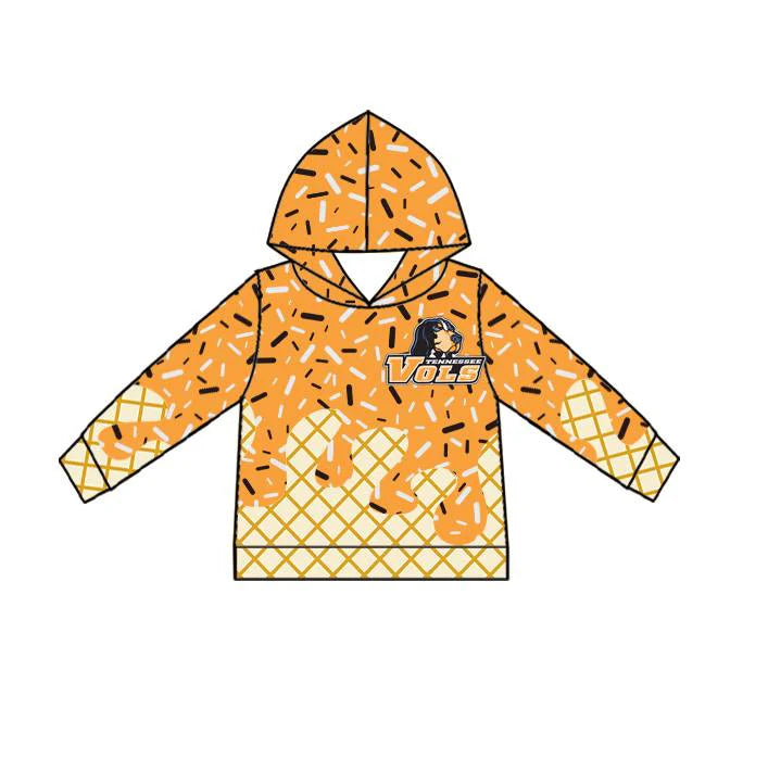 baby boy custom team design hoodie top