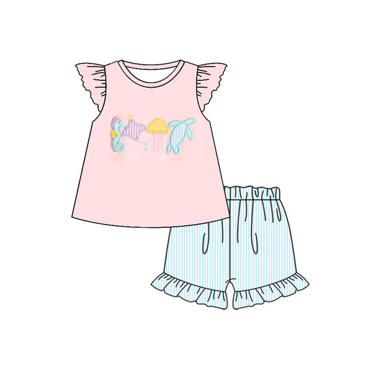 baby girls sea animal design outfit deadline May 10th