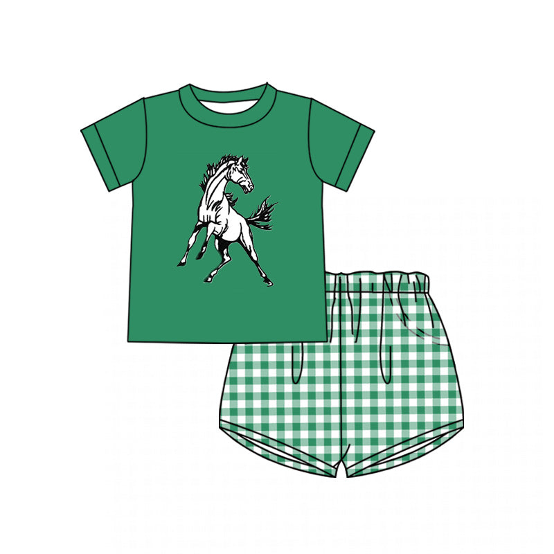 baby  boy custom horse design outfit
