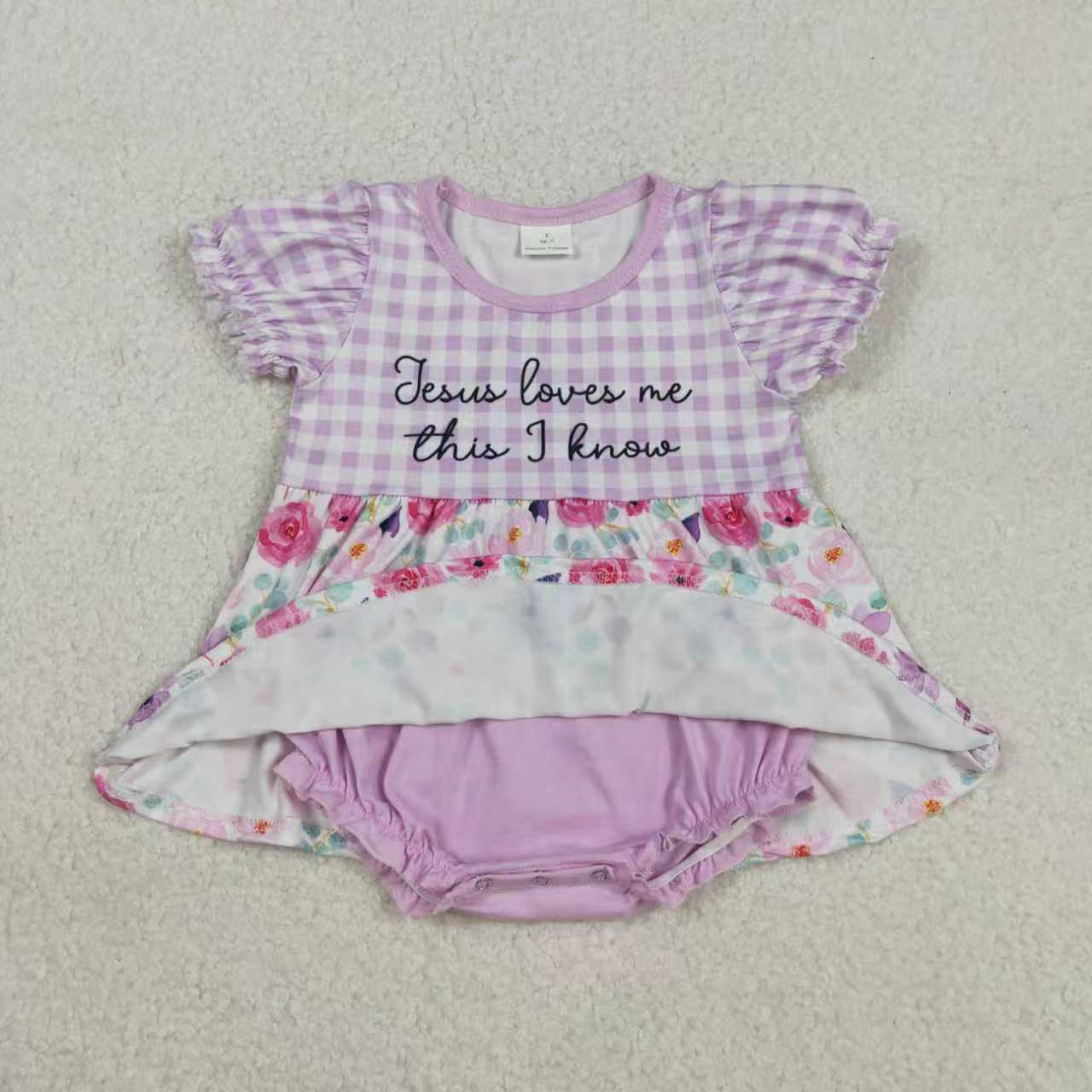 Girls  jesus loves me top matching pants outfit