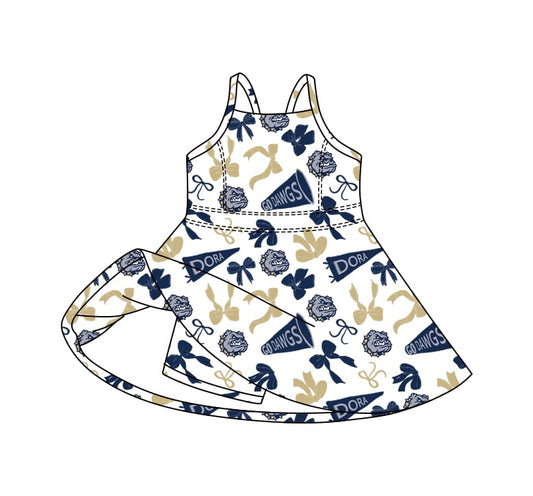 wholesale kids clothes custom active wear team design dress for Ara